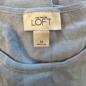 Ann Taylor Loft light Blue Sweater